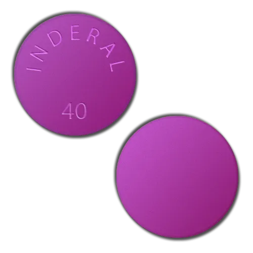 Propranolol 10mg 40mg 80mg tablets and Inderal LA capsules